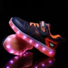 Boys Girls Led Light Up Casual Shoes