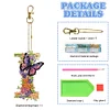 1Pc DIY Diamond Painting Lettter Keychain