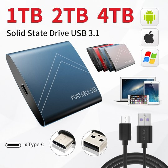16TB/8TB/4TB/2TB/1TB Ultra Speed External SSD