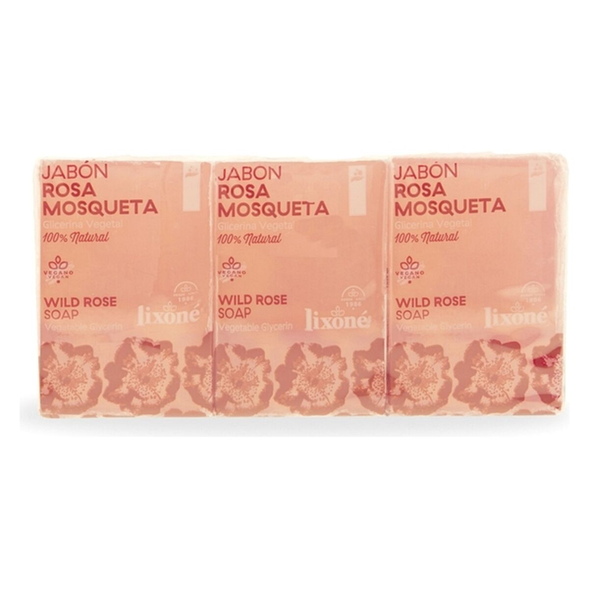 Soap Cake Rosa Mosqueta Lixon&eacute; (3 x 125 g)