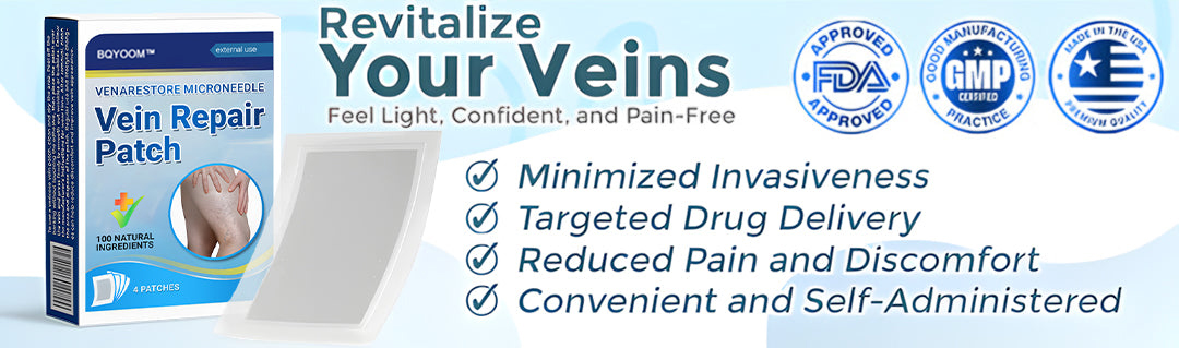 BQYOOM™ VenaRestore MicroNeedle Vein Repair Patch