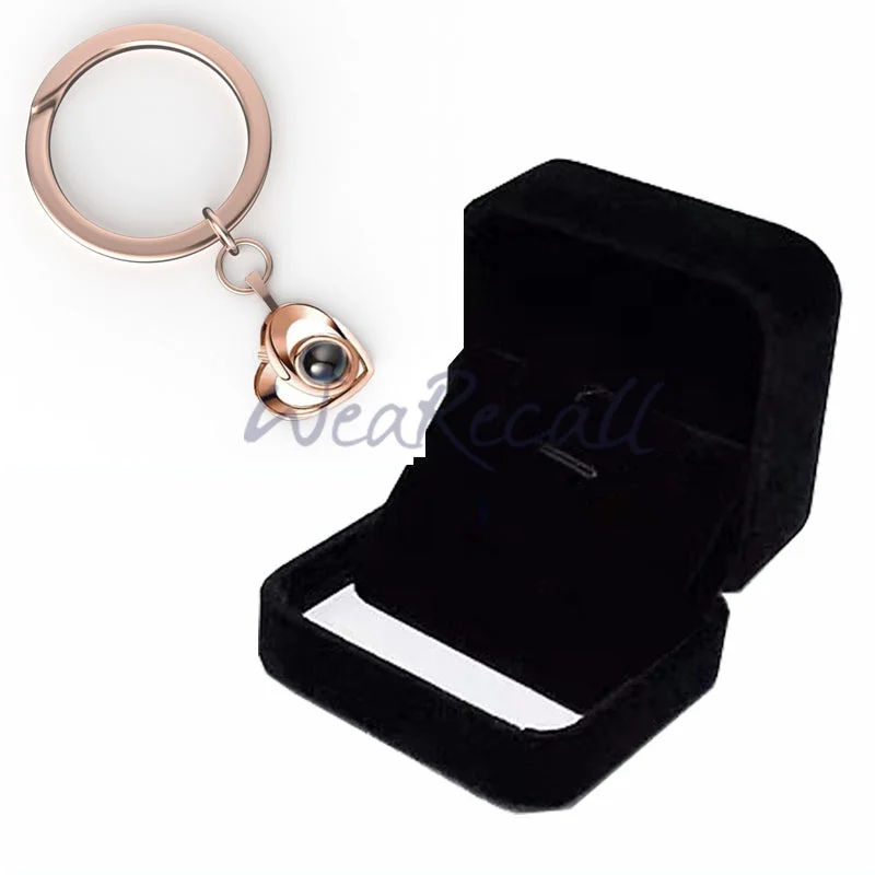 2023 Projector Picture Custom Personalized Heart Photo Necklace wetirmss