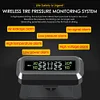 C68 USB+Solar Car Tire Pressure Monitor System with 4 External Sensors