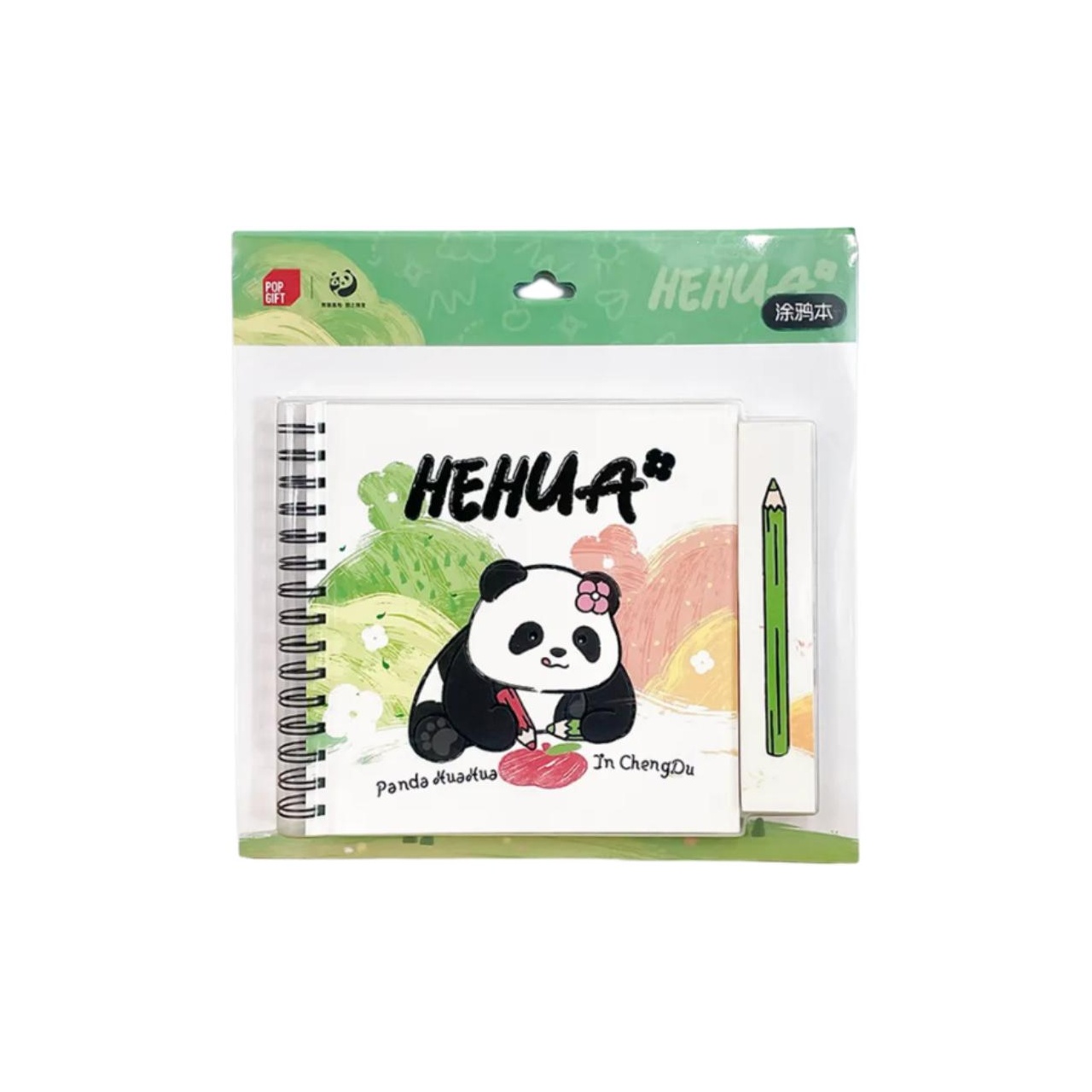 POP MART Sichuan Charm Small Fu Collection Panda Graffiti Book Trend Based Products