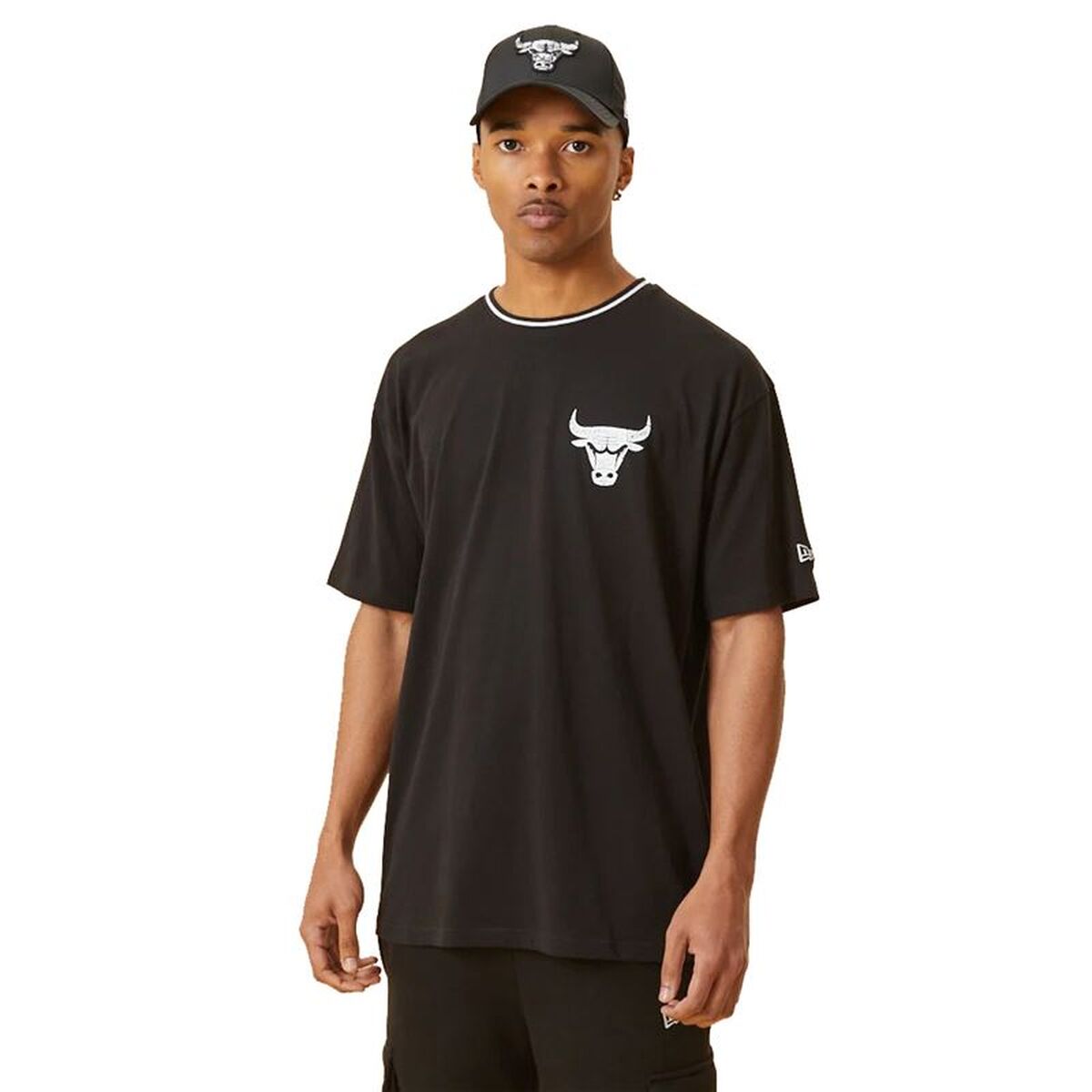 Basketball shirt New Era Chicago Bulls Graphic M Black