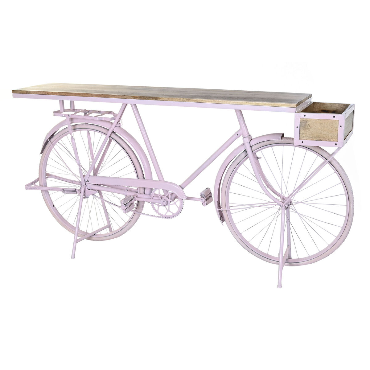 Hall DKD Home Decor Light Pink 180 x 41 x 94 cm Bicycle