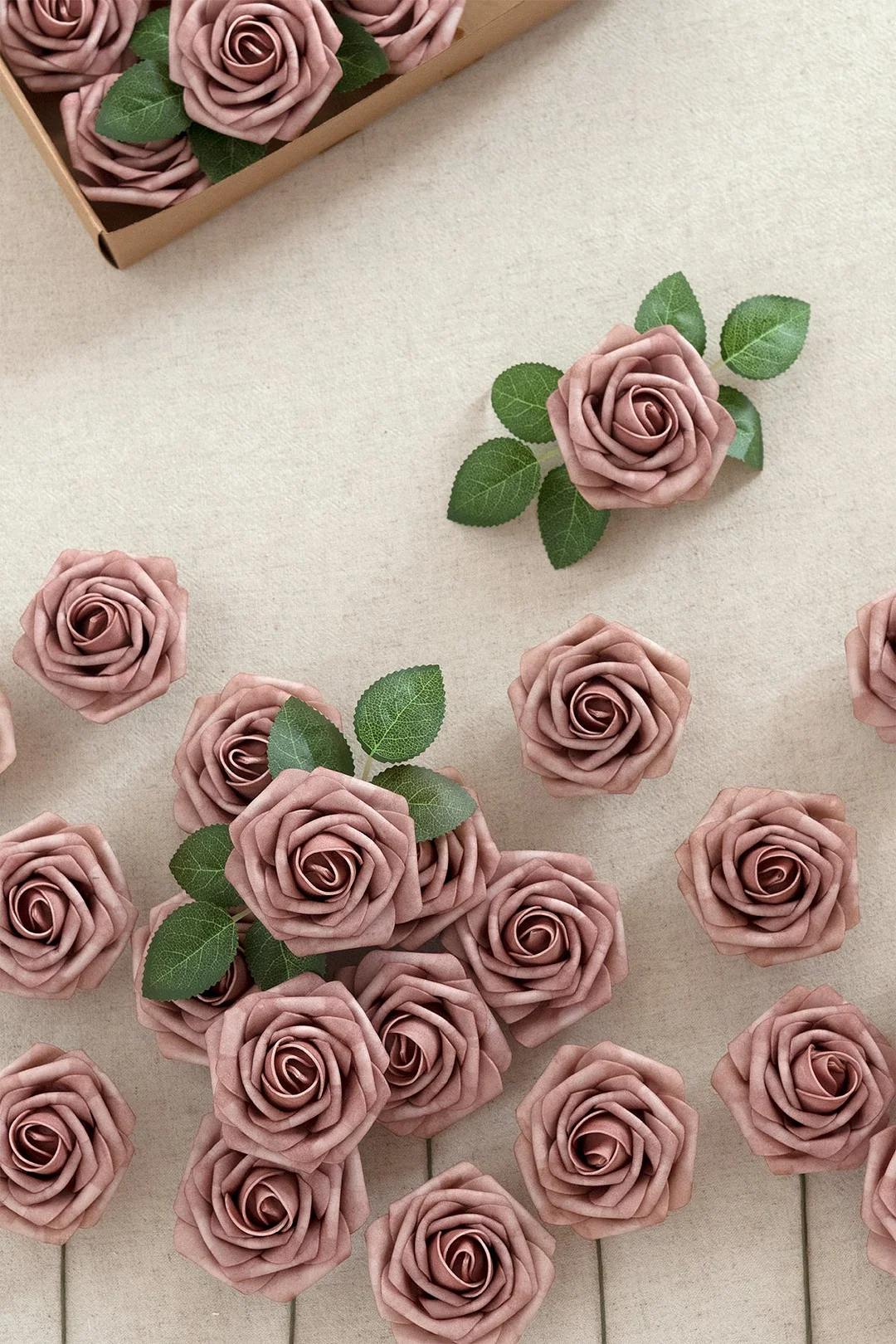 3" Foam Rose with Stem - 56 Colors