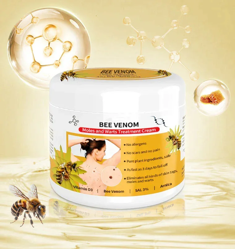 🐝🐝[✨Official Brand Store✨] Bee Venom Mole and Wart Treatment Cream(👨‍⚕AAD RECOMMENDS)