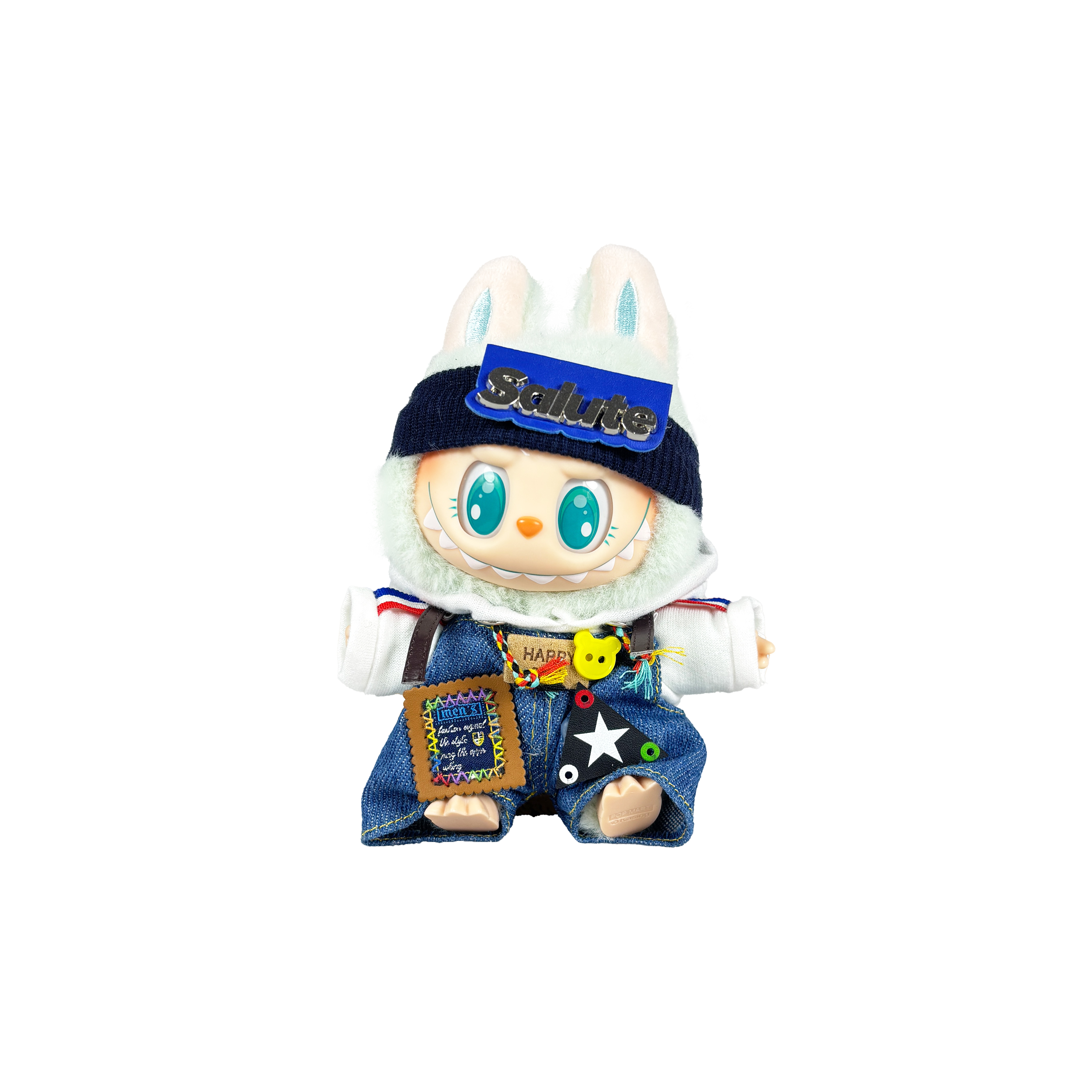 [Modified Doll]   Labubu THE MONSTERS Sitting Party Collection, Vinyl 2.0 Puzzled, Street Youth Blister Packs 15cm