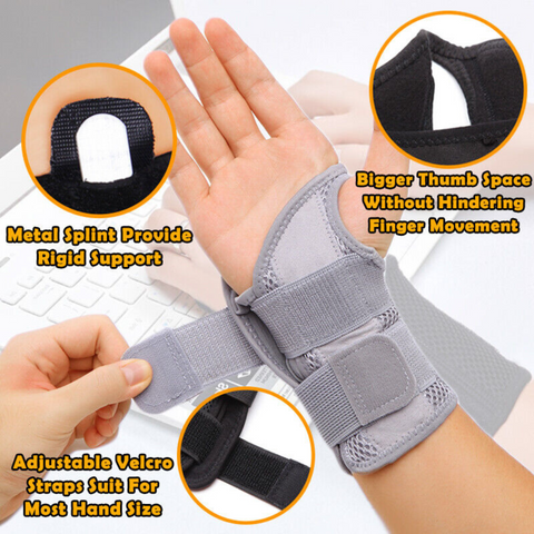 Ergonomic Carpal Tunnel Wrap Hand Wrist Sleeping Brace - Jin Massager