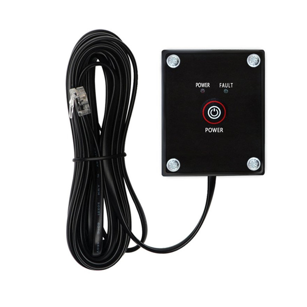 GIANDEL Wechselrichter Remote Ein/Aus Schalter mit 15 Ft Kabel Drucktaste Montage Remote Switch