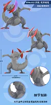 1/20 Scale World Zukan Cynthia, Mega Garchomp, Iris & Haxorus - Pokemon Resin Statue - QN Studios