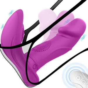 Wiggling Wearable Vibrator Mimic Finger