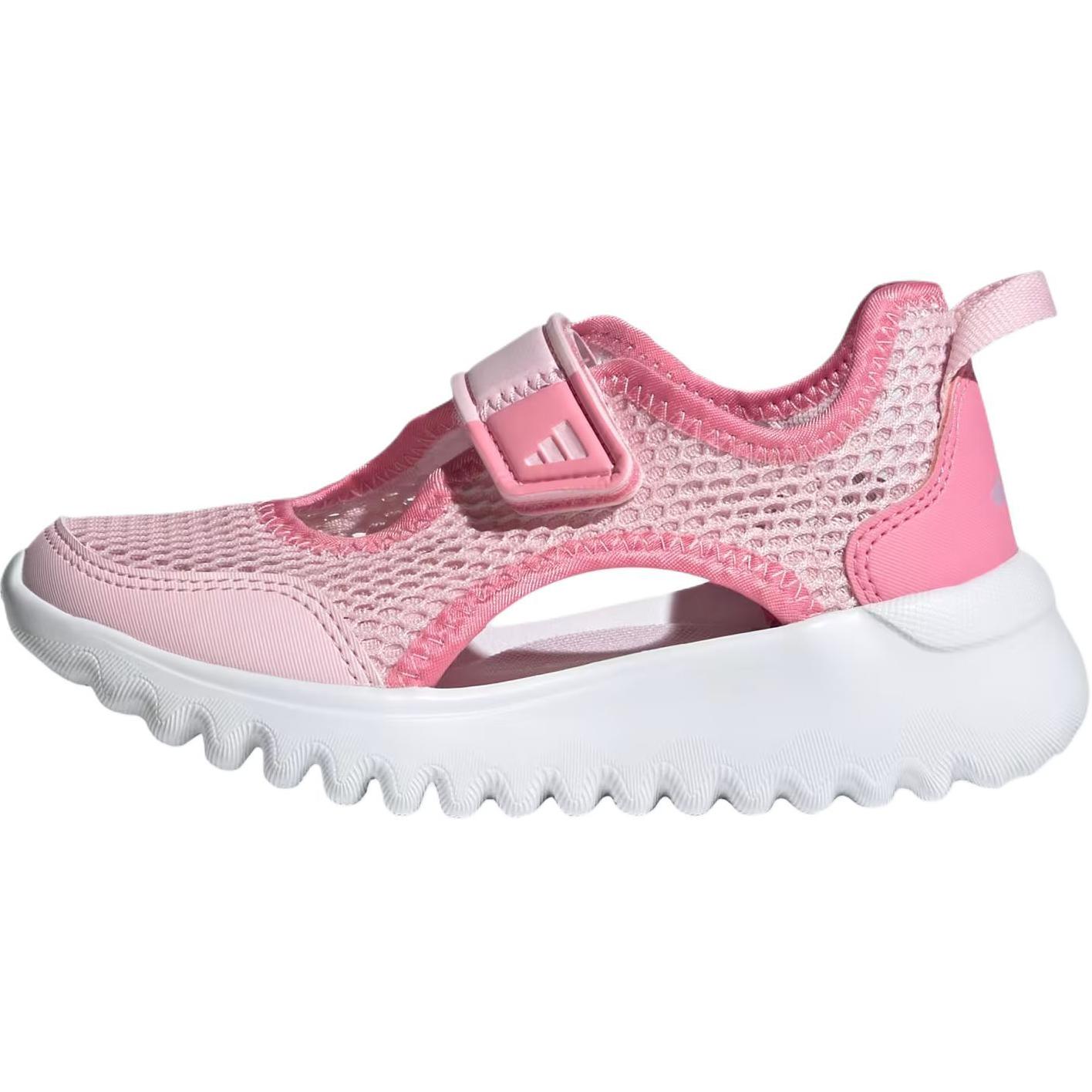 Adidas Summerfle Anti Slip Wear Resistant Low Top Sandal Pink Kids'