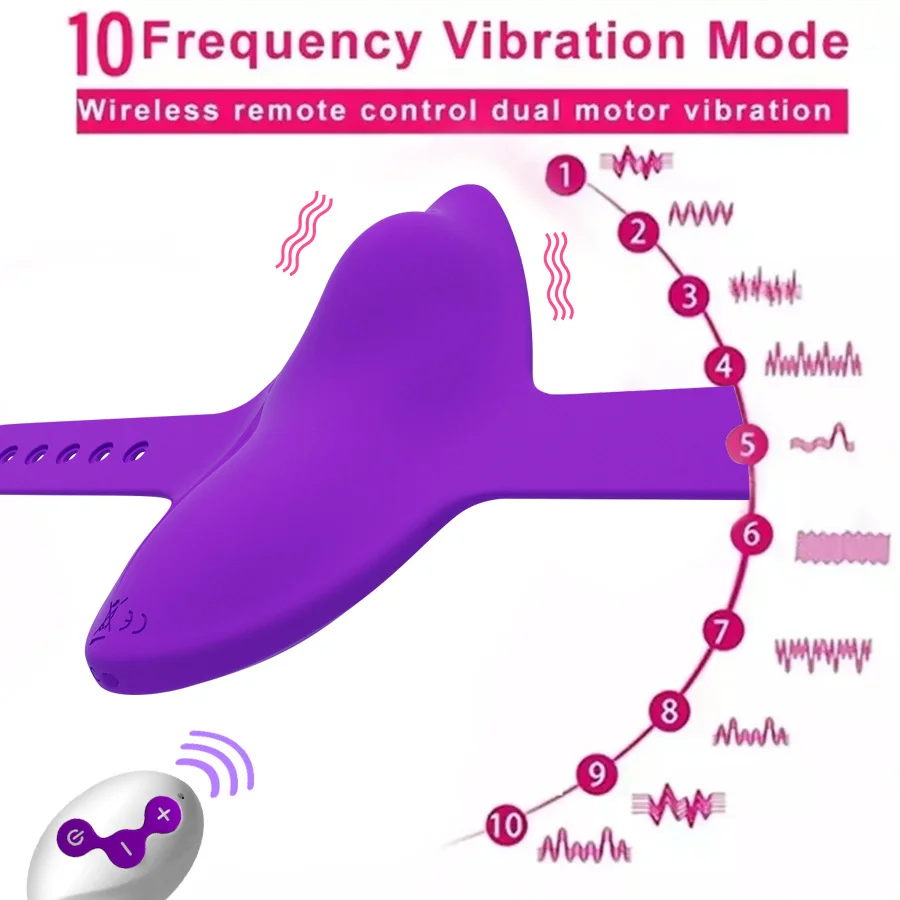 Discreet Panty Vibrator with Textured Nub for Clitoral Stimulation and Remote Control