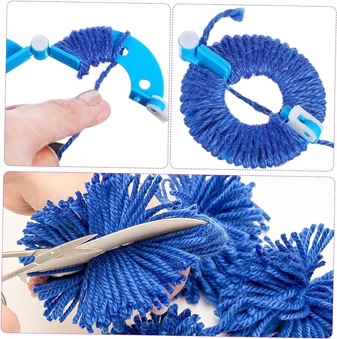 Pompom Maker Set for DIY Crafts Yarn Balls Pom-pom Decoration