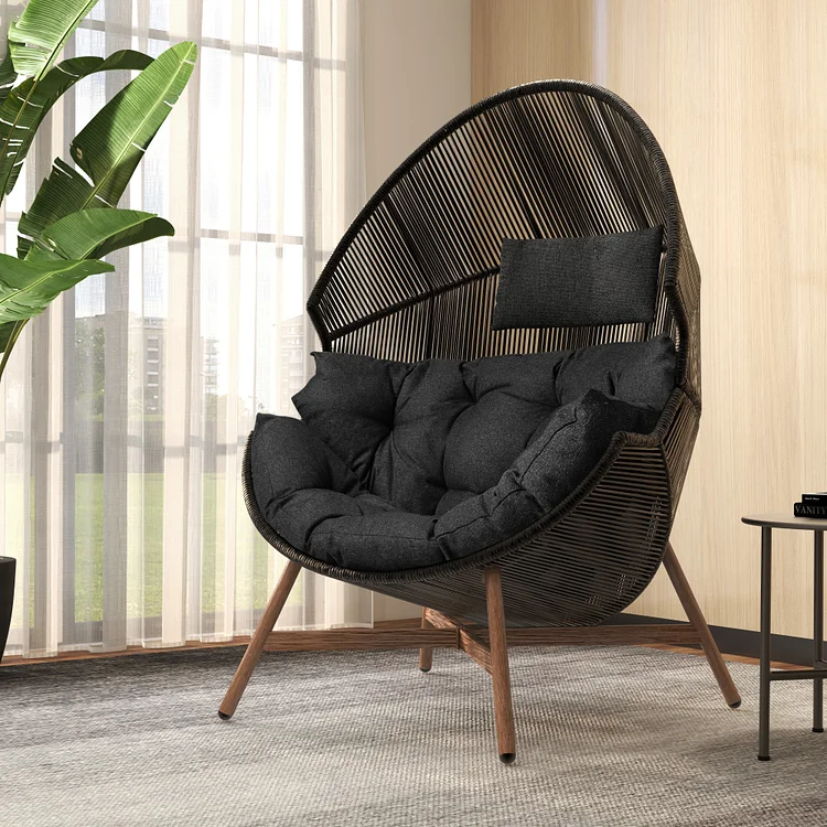 Wicker Egg Chair Rathwood Egg Chair Rathwood Rathwood Single Pod