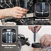 CS0601A Mini Electric Screwdriver Set 3-Speed Torque Settings With 28 Precision Magnetic Bits For Electronics Repair