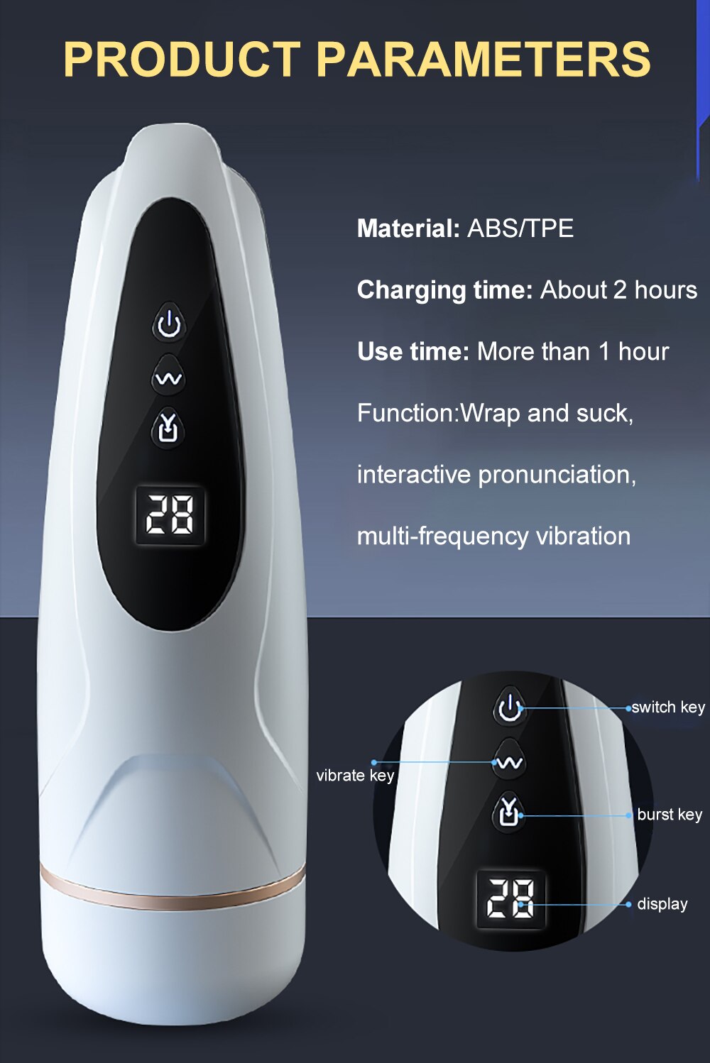 Automatic Sucking Male Masturbator for Intimate Pleasure