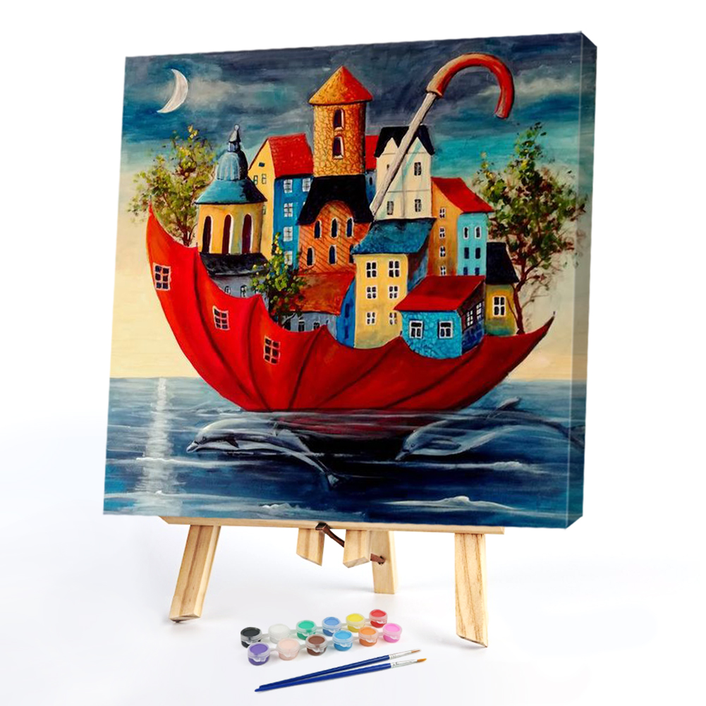 Large Paint By Numbers Kit -The Lighthouse