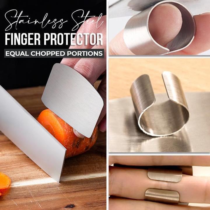 Christmas Special Offer 48% Off - Stainless Steel Finger Guards - Buy 5 Now Get 3 Free