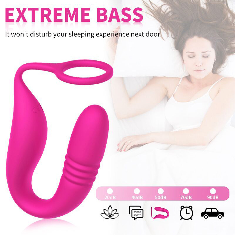 Advanced 2-in-1 Prostate Massager with Vibrating Cock Ring