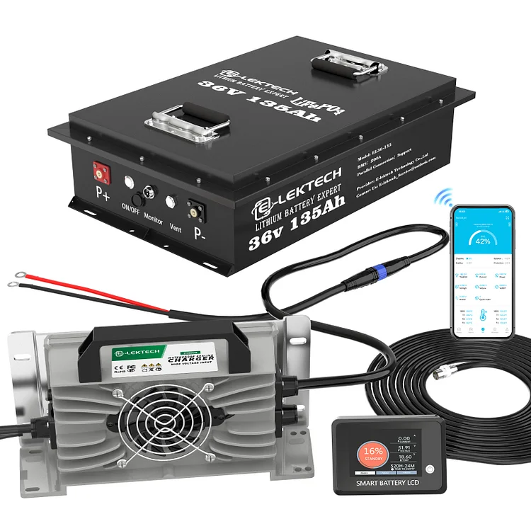 36V 135Ah Lithium Golf Cart Battery