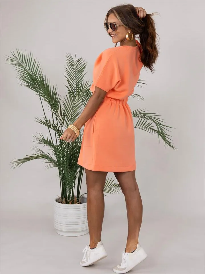 AirEssentials Cinched T-Shirt Dress