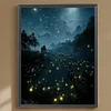 Diamond Painting -DIY Round Drill Forest Fireflies