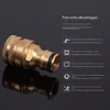 2 Pcs Faucet Fitting Brass Tap Quick Connector for Garden Tubing Car Washer Pipe