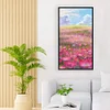 Diamond Painting -DIY Full Round Drill Mountains Wildflowers(40*70CM)