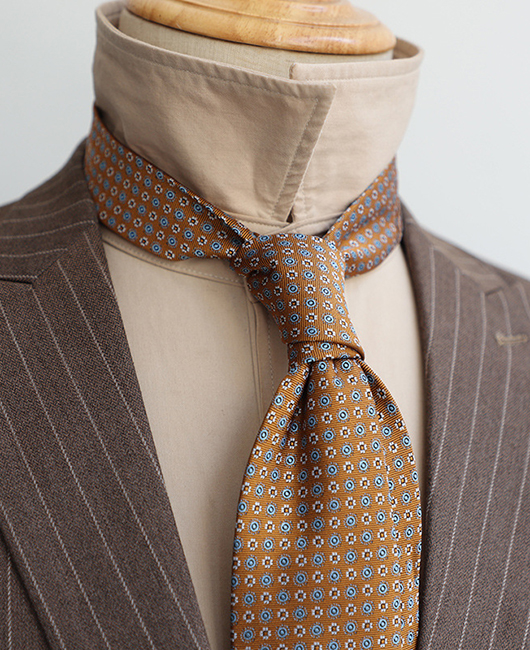 Business Contrast Color Stripes Pattern Hand Tied Neckties