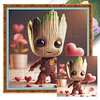 Tree Man Groot - 11CT Stamped Cross Stitch - 40*40cm
