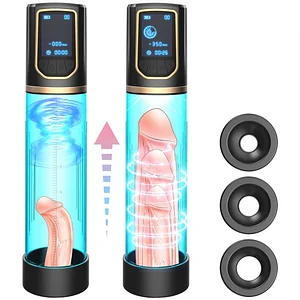 Automatic Penis Pump For Men Erection Enlargement With 8 Modes Breathing Vacuum And Stable Vacuum