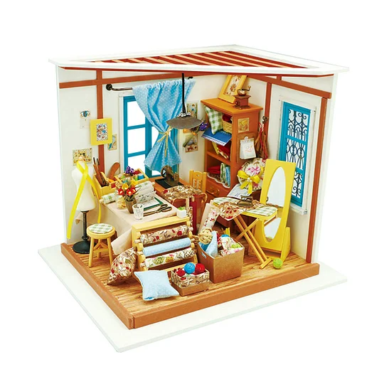 Rolife Lisa's Tailor DIY Miniature House DG101 | Robotime Online