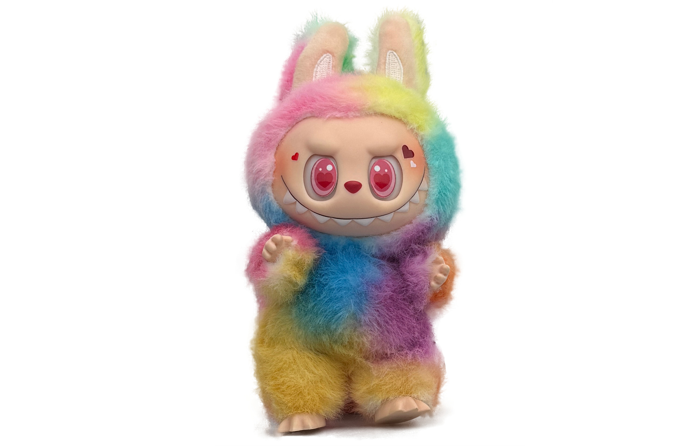 [Modified Doll] POP MART Labubu Vinyl Doll TCO Rainbow Baby Hang Tag Box 16cm
