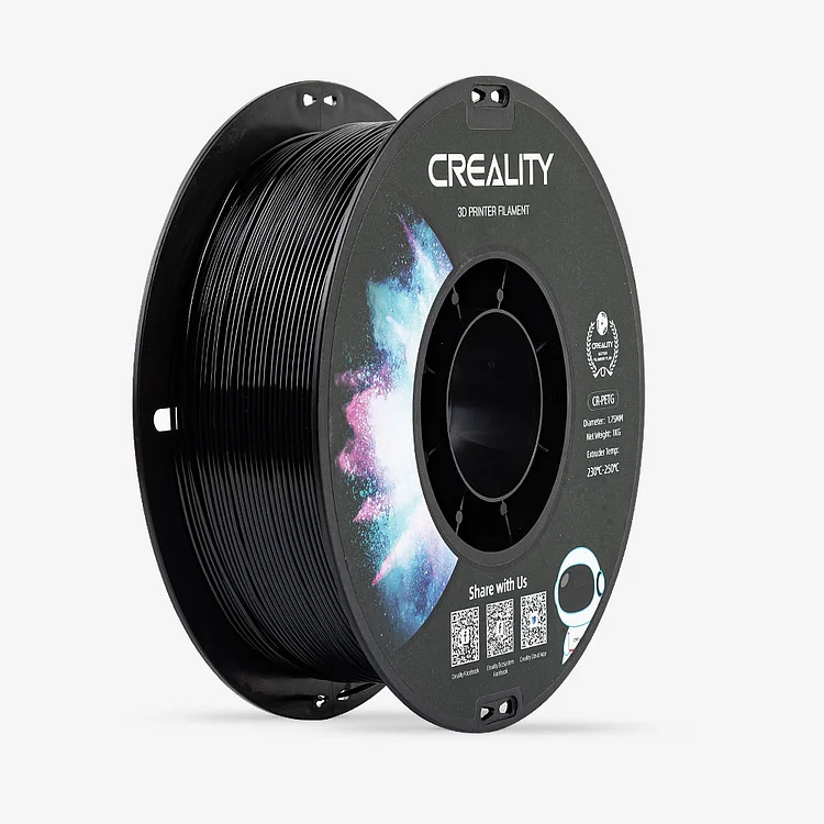  Creality Hyper 3D Printer Filament Black PLA High