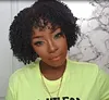 Affordable Bangs Curly  Hair Wig