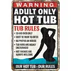 Warning - Vintage Metal Signs - 20*30cm/30*40cm - Warning