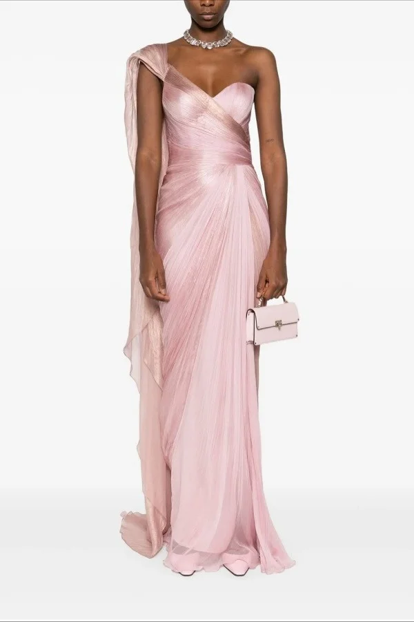 Daisda Elegant Sleeveless Strapless Tulle Sweetheart Long Prom Dress