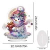 Diamond Painting Christmas Winter Snowman Desktop Ornaments for Decorations