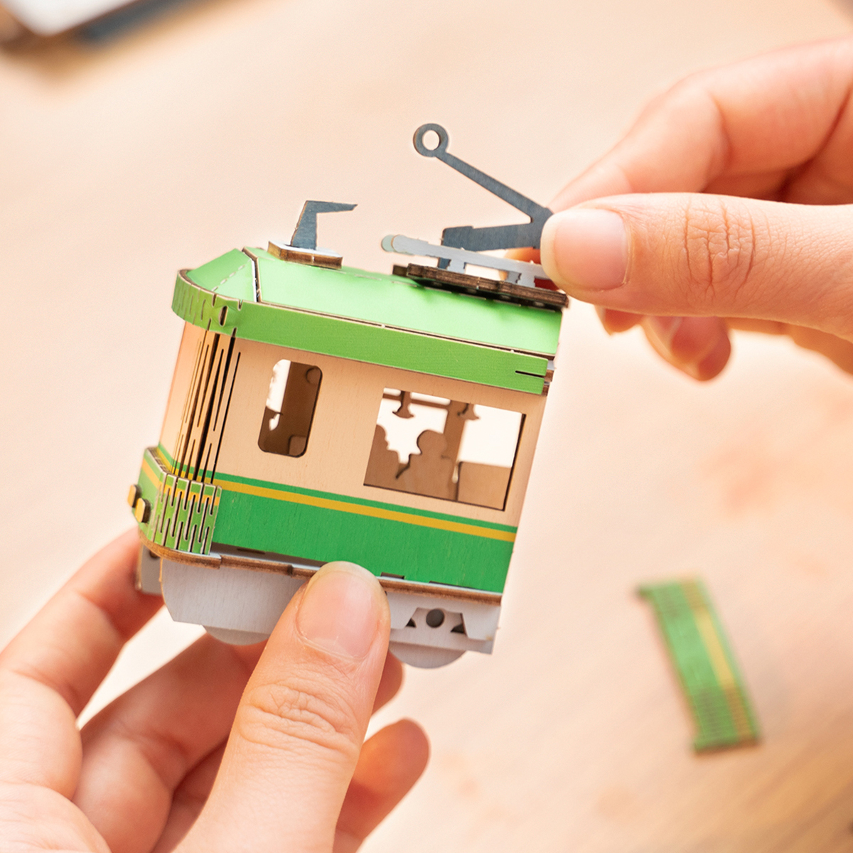Rolife Sakura Densya 3D Wooden DIY Miniature House Book Nook TGB01 (Ba –  Sparetime