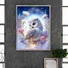 Diamond Painting-DIY Round Drill Owl(Round and Part AB Drill) (35*45CM)