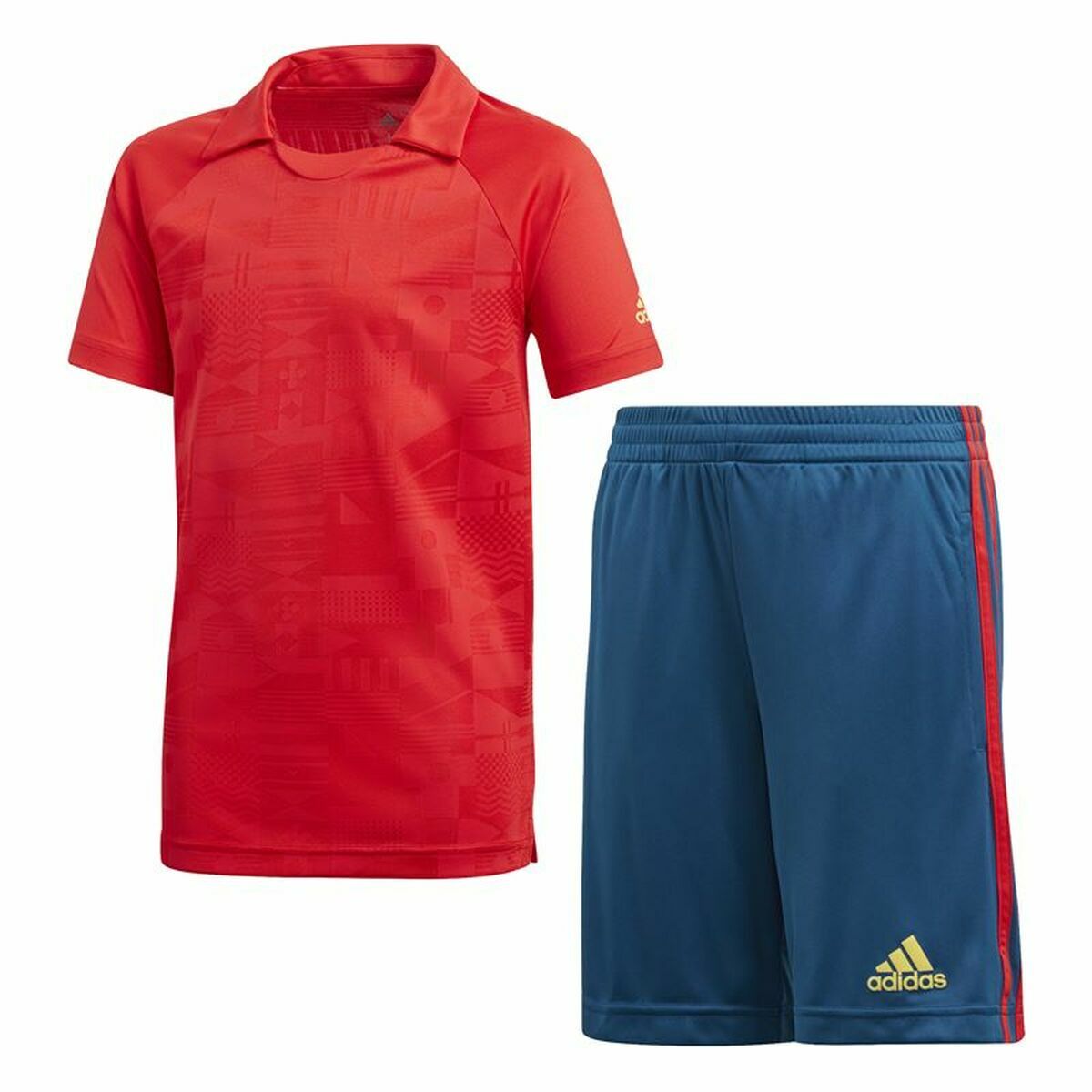 Children&rsquo;s Tracksuit Adidas Originals Blue Football Red
