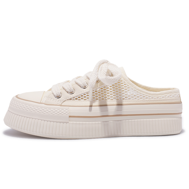 Casual Shoes Women's Low-Top Beige