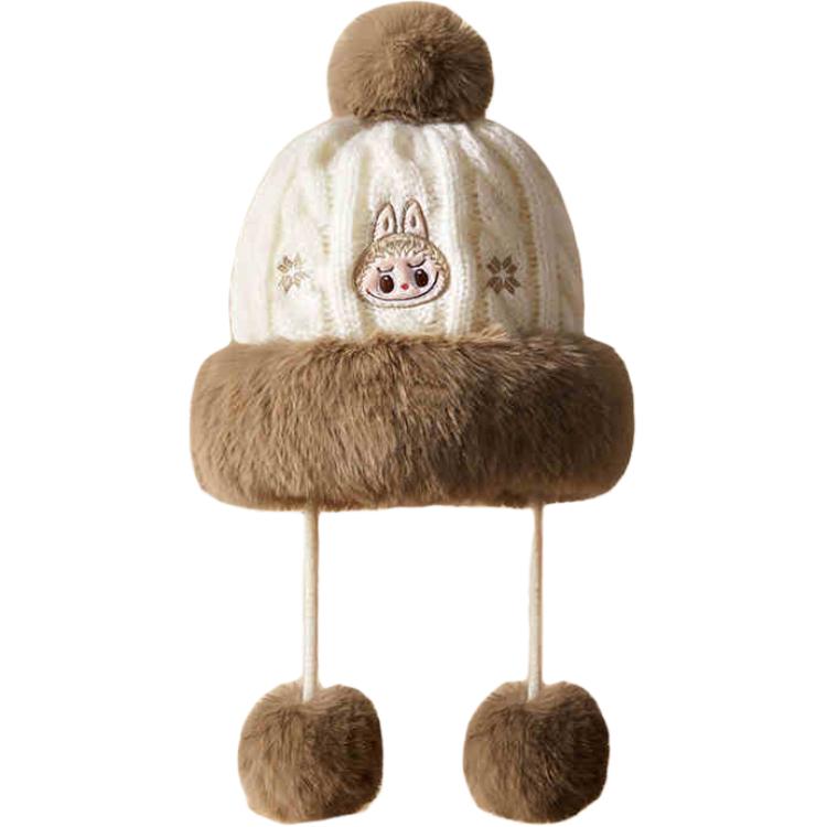 POP MART Warm Collection LABUBU Plush Hat Trend Based Products