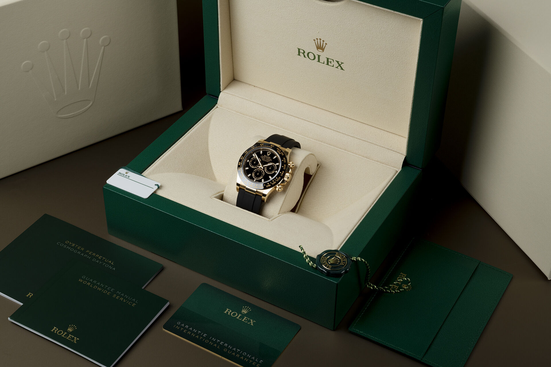 ref 116518LN | Yellow Gold Oysterflex | Rolex Cosmograph Daytona