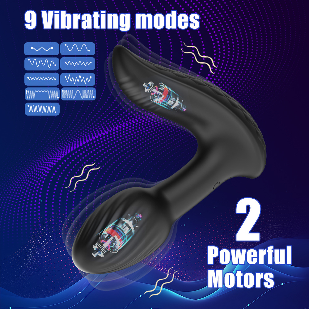 Swinging Anal Prostate Massager Vestibular Butt Plug With Remote Control