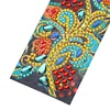 DIY Flower Special Shaped Diamond Painting Leather Tassel Bookmark Crafts