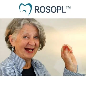 ROSOPL™ Functional Dentures – Dentist Recommended for Seniors 45+ | Made in USA | FDA Cleared